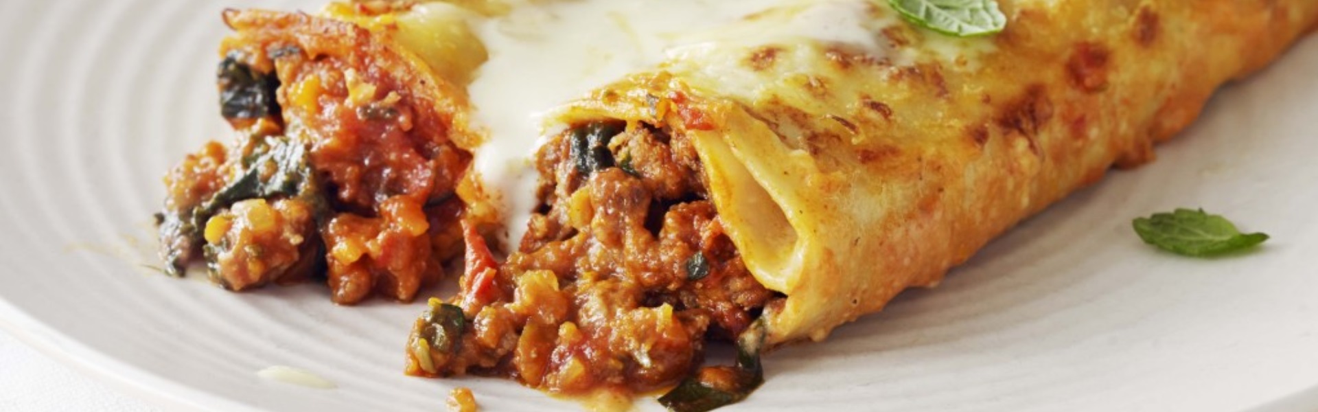 Cannelloni with minced meat