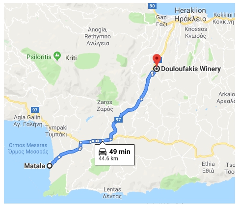 Matala - Douloufakis Winery, Dafnes  Crete