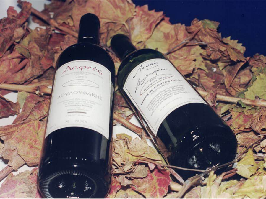 Первый розлив вина на винодельне Douloufakis 1997