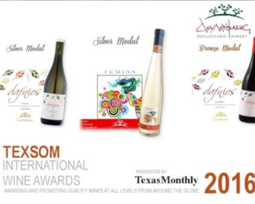 New awards for Douloufakis' wines in the U.S.A.