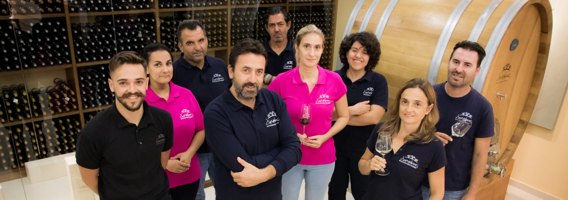 Team of  Douloufakis Winery from Dafnes, Crete, Greece