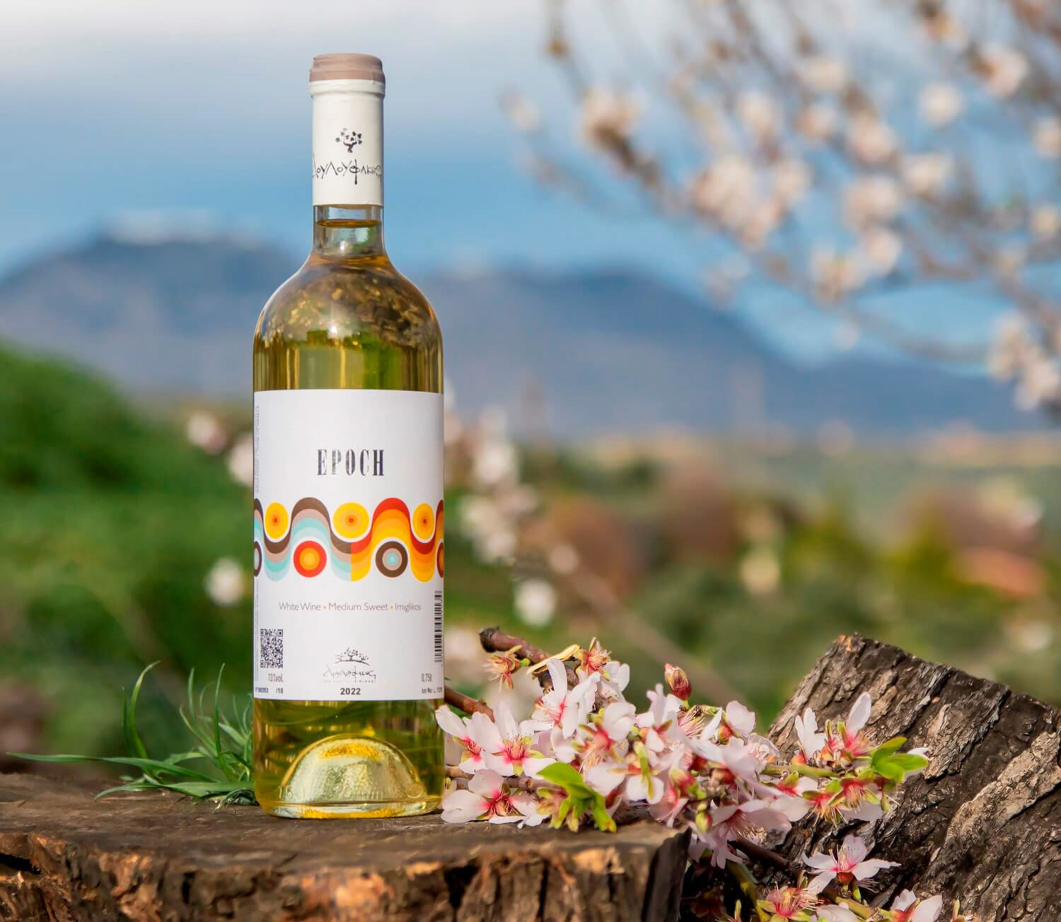Douloufakis Muscat White of Spina grape wine