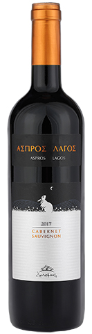 Красное вино Aspros Lagos от Douloufakis